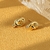Picture of Wholesale Gold Plated Delicate Stud Earrings Wholesale Price