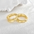 Picture of Fashion Small Gold Plated Hoop Earrings
