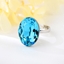 Show details for Geometric Zinc Alloy Adjustable Ring from Top Designer