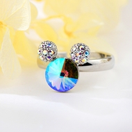 Show details for Bear Swarovski Element Adjustable Ring with 3~7 Day Delivery