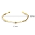 Picture of Designer Gold Plated Delicate Cuff Bangle with No-Risk Return