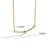 Picture of Purchase Gold Plated Cubic Zirconia Short Chain Necklace with Wow Elements