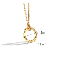 Picture of Inexpensive Copper or Brass Gold Plated Pendant Necklace from Reliable Manufacturer