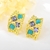 Picture of Hypoallergenic Gold Plated Classic Stud Earrings with Easy Return