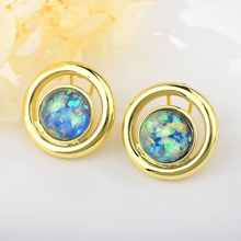Show details for Zinc Alloy Resin Stud Earrings Online