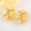 Show details for Brand New Yellow Resin Stud Earrings with SGS/ISO Certification