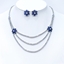 Show details for Shop Platinum Plated Big 2 Piece Jewelry Set with Wow Elements
