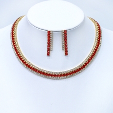 Show details for Cheap Gold Plated Luxury 2 Piece Jewelry Set From Reliable Factory