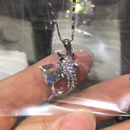 Show details for Brand New Colorful Platinum Plated Pendant Necklace with SGS/ISO Certification
