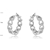 Picture of Need-Now White Cubic Zirconia Small Hoop Earrings from Editor Picks