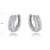 Picture of Inexpensive Platinum Plated 925 Sterling Silver Small Hoop Earrings from Reliable Manufacturer