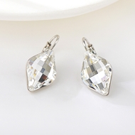 Show details for Top Swarovski Element White Earrings