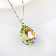 Show details for Delicate Swarovski Element Medium Pendant Necklace