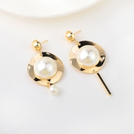 Show details for Popular shell pearl White Dangle Earrings