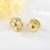 Picture of Most Popular Cubic Zirconia Gold Plated Earrings