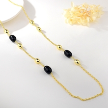 Show details for New Enamel Gold Plated Fashion Sweater Necklace