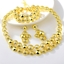 Show details for Filigree Big Gold Plated 3 Piece Jewelry Set
