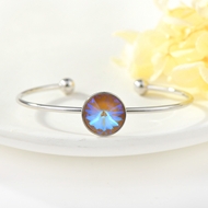 Show details for Funky Small Yellow Cuff Bangle