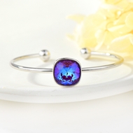Show details for Zinc Alloy Purple Cuff Bangle From Reliable Factory