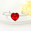 Show details for Recommended Red Love & Heart Cuff Bangle from Top Designer