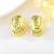 Picture of Zinc Alloy Gold Plated Stud Earrings with Full Guarantee