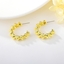 Show details for Zinc Alloy Medium Stud Earrings in Flattering Style