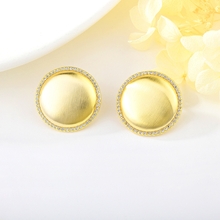 Show details for Dubai White Stud Earrings at Unbeatable Price