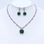 Show details for Platinum Plated Big 2 Piece Jewelry Set from Reliable Manufacturer