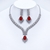 Picture of Funky Big Cubic Zirconia 2 Piece Jewelry Set