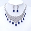 Show details for Beautiful Cubic Zirconia Platinum Plated 2 Piece Jewelry Set