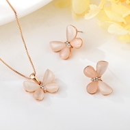 Show details for New Opal Rose Gold Plated 2 Piece Jewelry Set Show details for New Opal Rose Gold Plated 2 Piece Jewelry Set