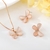Picture of New Opal Rose Gold Plated 2 Piece Jewelry Set