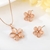 Picture of Hot Selling Rose Gold Plated Small 2 Piece Jewelry Set with No-Risk Refund