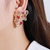 Picture of Delicate Big White Dangle Earrings