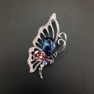 Show details for Popular Swarovski Element Copper or Brass Brooche