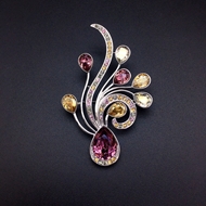 Show details for New Swarovski Element Big Brooche