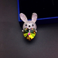 Show details for Stylish Medium Love & Heart Brooche