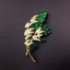 Show details for Amazing Medium Leaf Brooche