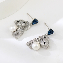 Show details for Hypoallergenic Platinum Plated Small Dangle Earrings Online