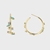 Picture of Reasonably Priced Gold Plated Copper or Brass Small Hoop Earrings with Beautiful Craftmanship