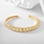 Picture of Chic Delicate Gold Plated Cuff Bangle with SGS/ISO Certification
