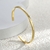 Picture of Copper or Brass Gold Plated Cuff Bangle at Super Low Price