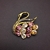 Picture of Charming Colorful swan Brooche with Speedy Delivery