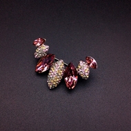 Show details for Platinum Plated Copper or Brass Brooche with Speedy Delivery