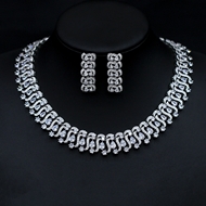 Show details for Charming White Luxury 2 Piece Jewelry Set As a Gift