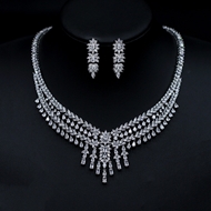 Show details for Copper or Brass Luxury 2 Piece Jewelry Set at Super Low Price