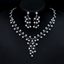 Show details for Eye-Catching White Cubic Zirconia 2 Piece Jewelry Set with Member Discount