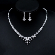 Show details for Copper or Brass Big 2 Piece Jewelry Set in Exclusive Design