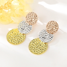 Show details for Featured Multi-tone Plated Dubai Dangle Earrings with Full Guarantee
