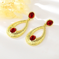 Picture of Zinc Alloy Big Dangle Earrings From Reliable Factory